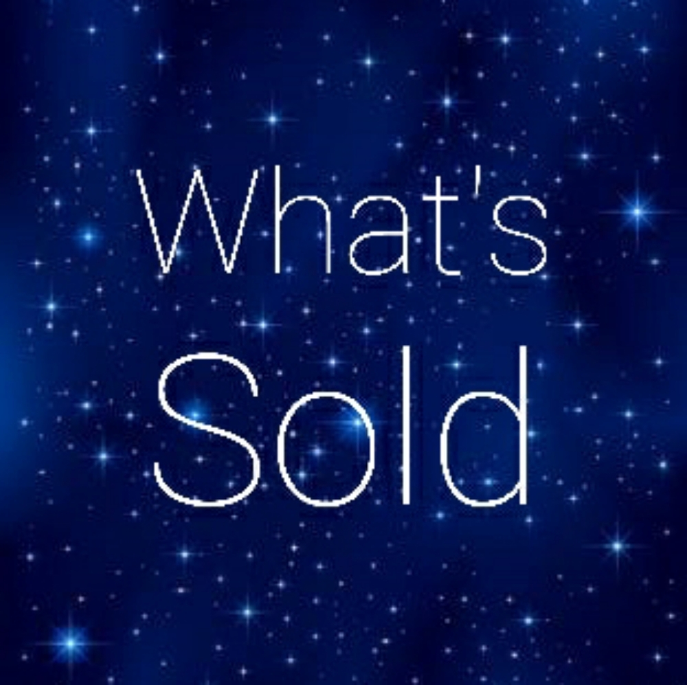 WHAT HAS SOLD